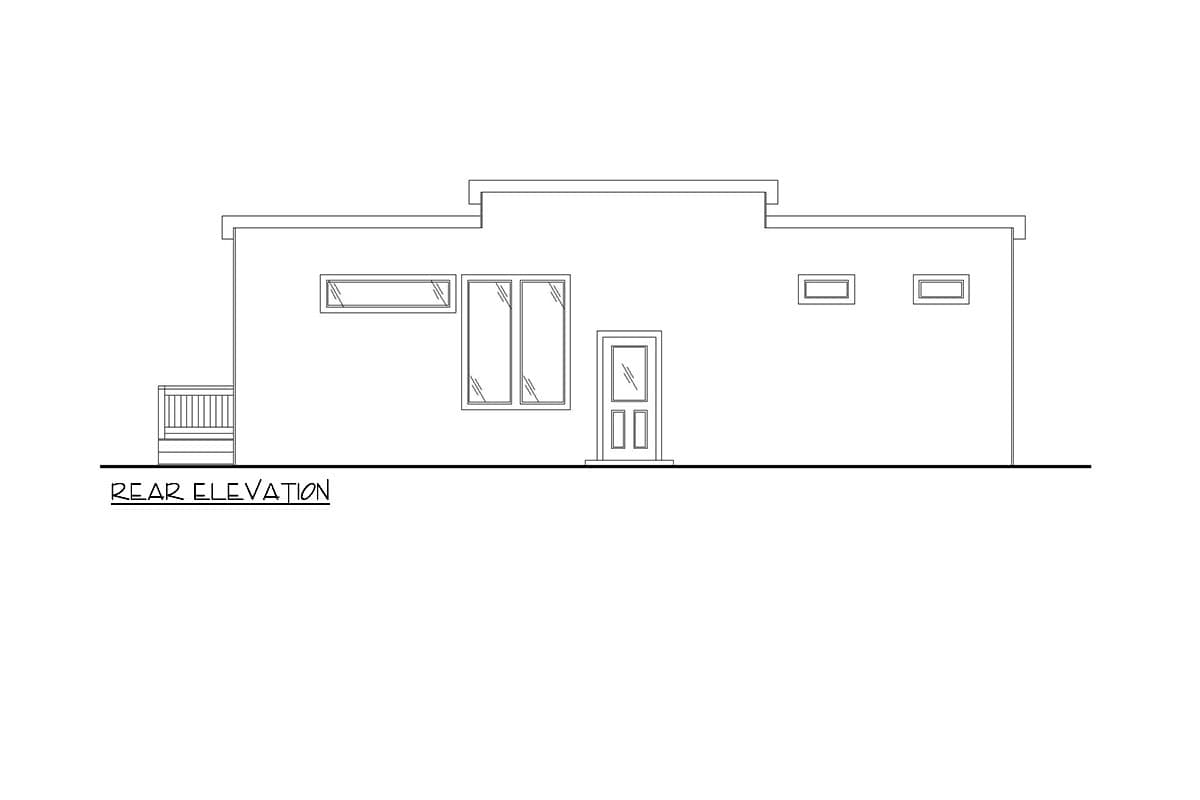 Plan 35578GH: Modern Carriage House Plan with 2-Bed Apartment - Image #4 - Carriage, Modern, Northwest
