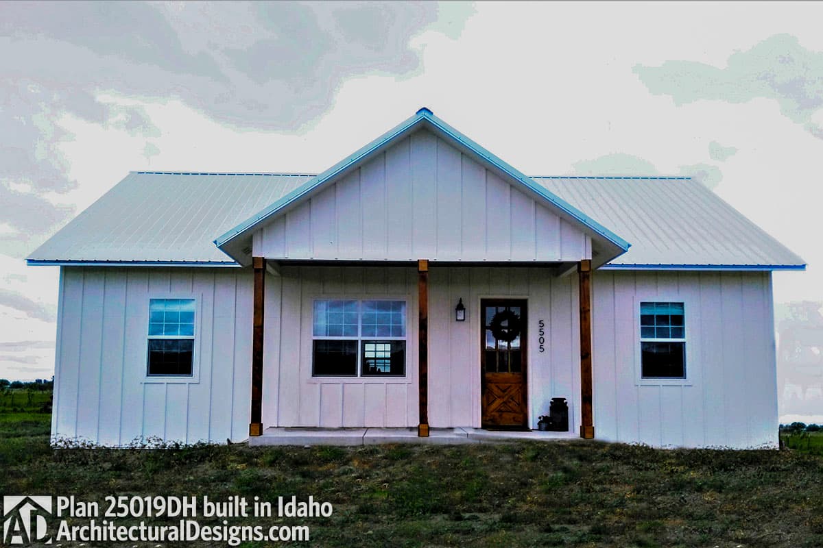 build gallery item - House Plan 25019DH comes to life in Idaho
