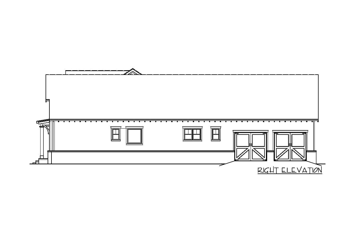Plan 12317JL: One-Level Modern Farmhouse with Bonus Over Garage and Lower Level Expansion - 2464 Sq Ft - Image #15 - Country, Modern Farmhouse, New American