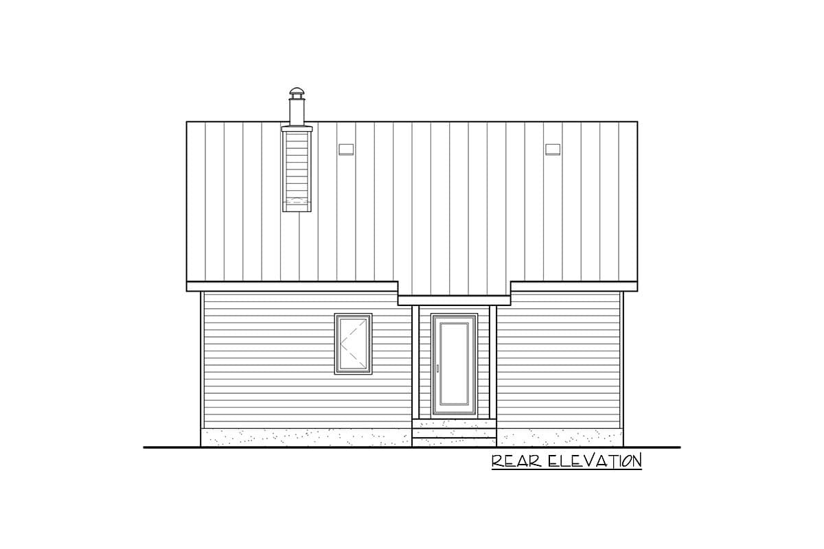 Plan 80960PM: 2-Bed Contemporary House Plan with Floor To Ceiling Windows - Image #5 - Contemporary, Modern