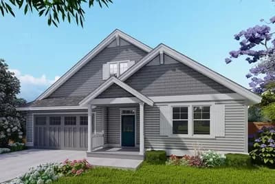 Classic Craftsman Home Plan with 3 or 4 Bedrooms