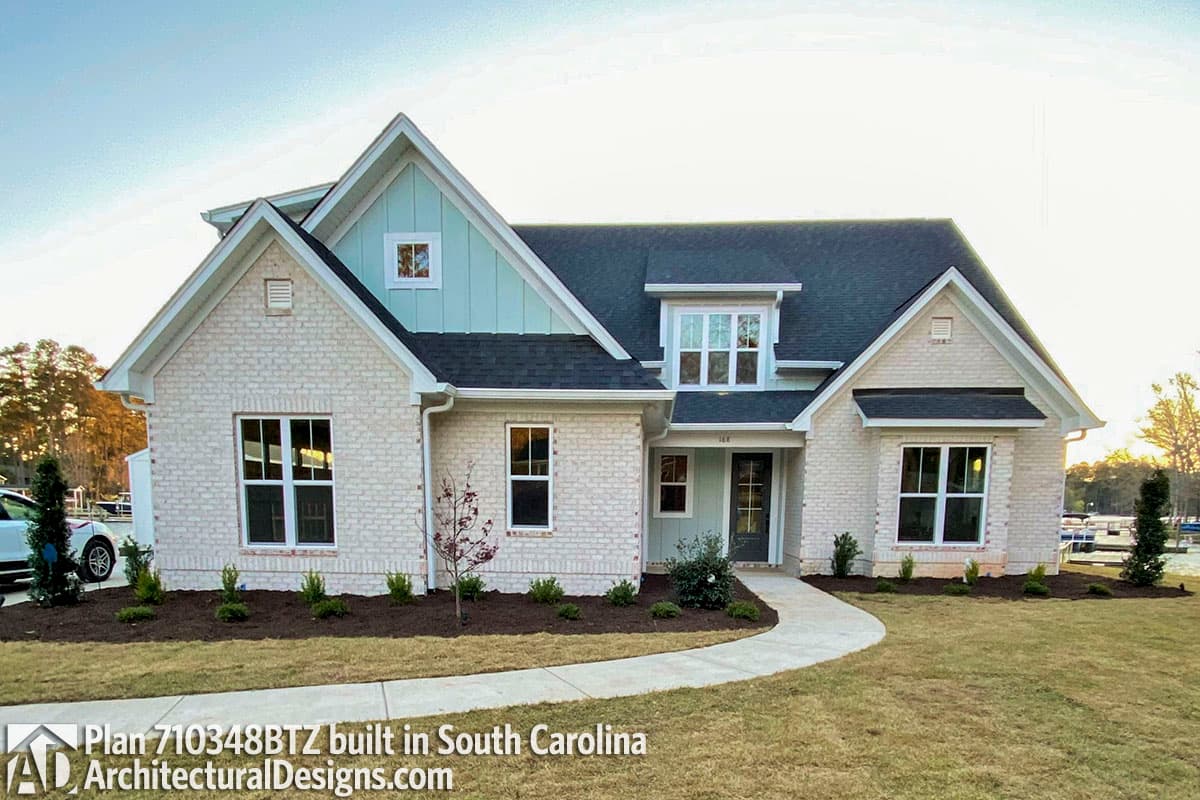 build gallery item - House Plan 710348BTZ comes to Life in South Carolina!