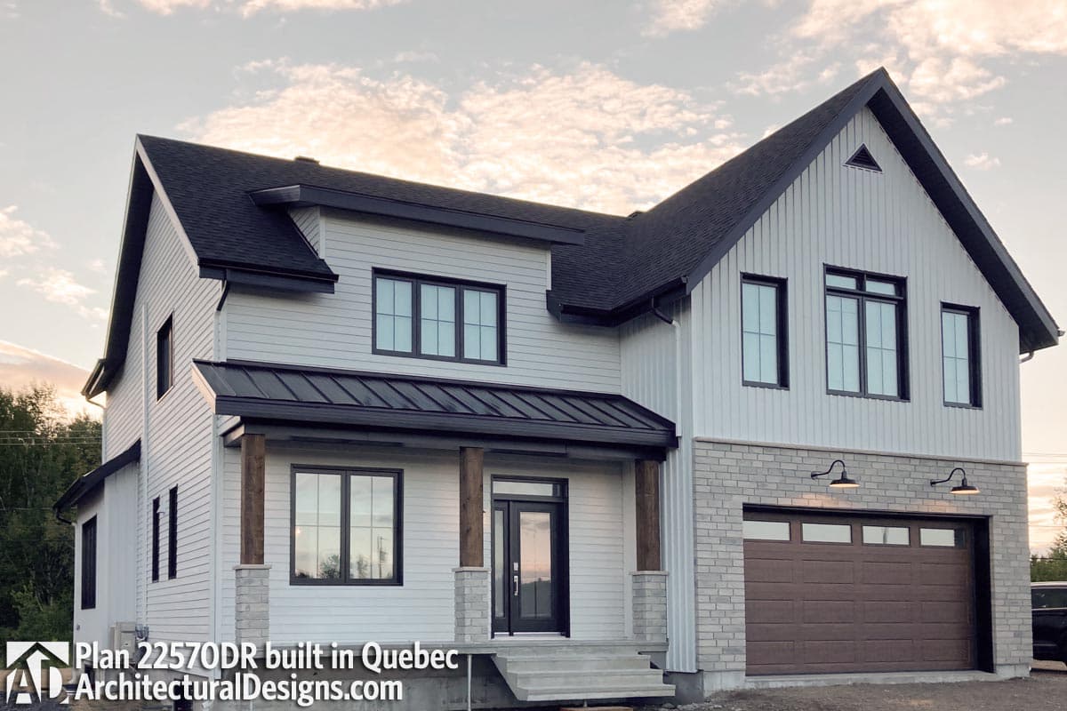 build gallery item - House Plan 22570DR Comes to Life in Quebec