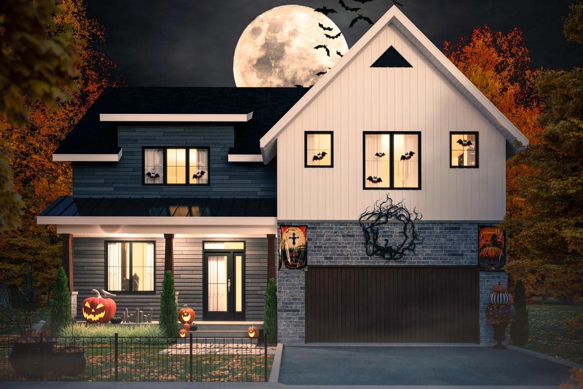 Plan 22570DR: 4-Bed New American House Plan with Covered Rear Porch - 2496 Sq Ft - Image #34 - Country, Farmhouse, Modern Farmhouse, New American, Northwest