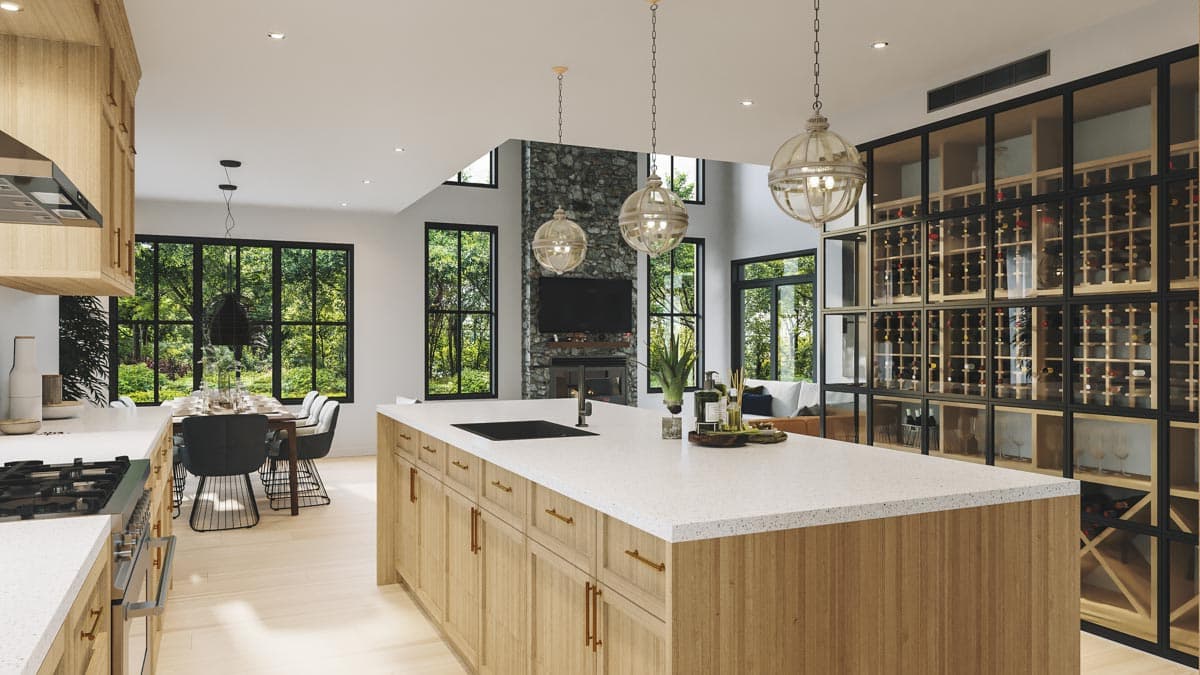 Plan 22570DR: 4-Bed New American House Plan with Covered Rear Porch - 2496 Sq Ft - Image #8 - Country, Farmhouse, Modern Farmhouse, New American, Northwest