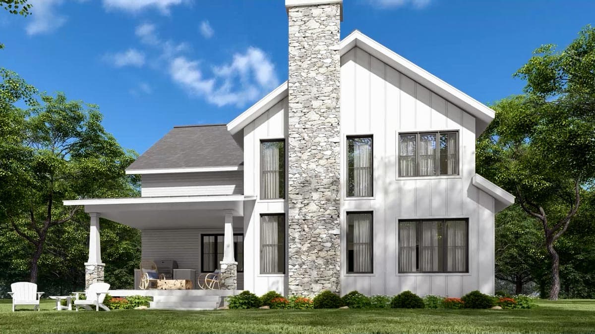 Plan 22570DR: 4-Bed New American House Plan with Covered Rear Porch - 2496 Sq Ft - Image #21 - Country, Farmhouse, Modern Farmhouse, New American, Northwest