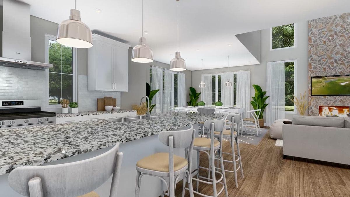 Plan 22570DR: 4-Bed New American House Plan with Covered Rear Porch - 2496 Sq Ft - Image #24 - Country, Farmhouse, Modern Farmhouse, New American, Northwest