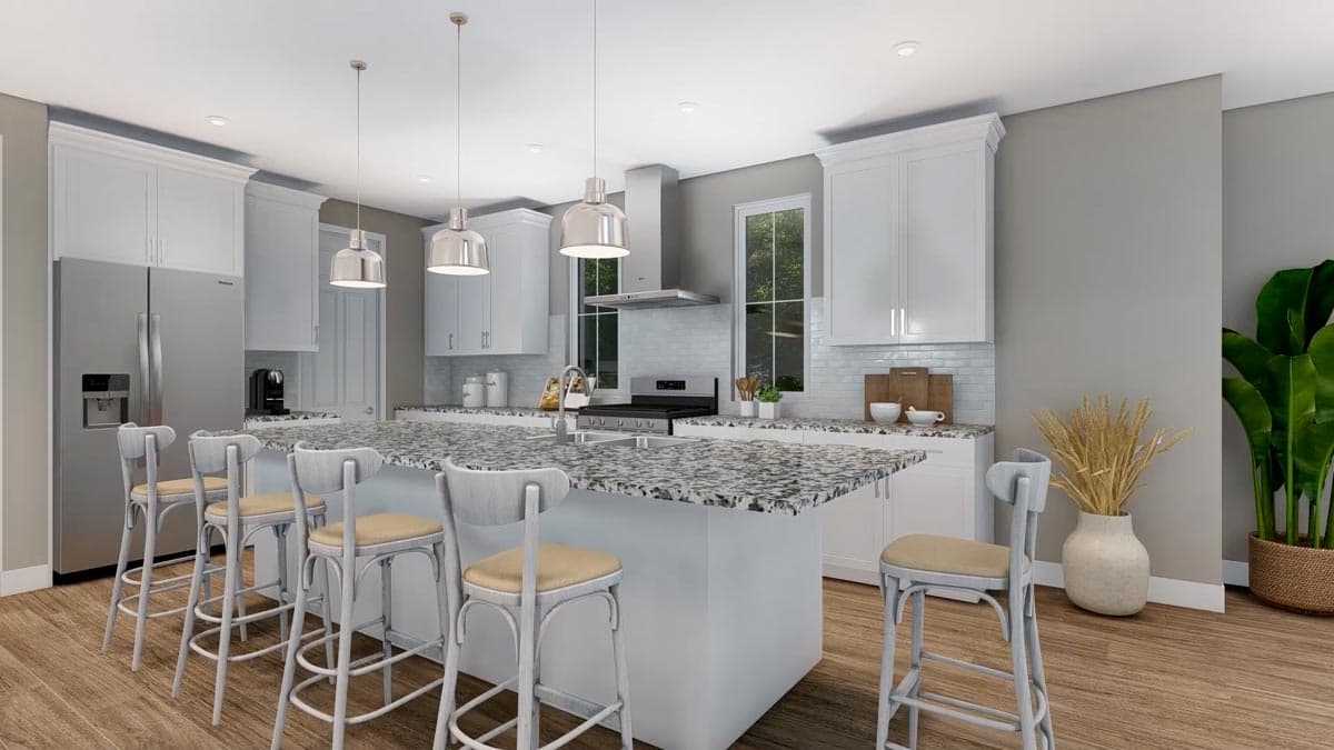 Plan 22570DR: 4-Bed New American House Plan with Covered Rear Porch - 2496 Sq Ft - Image #25 - Country, Farmhouse, Modern Farmhouse, New American, Northwest