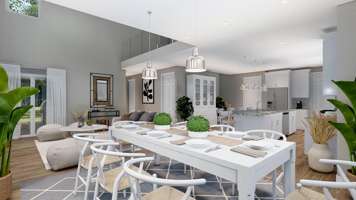 Plan 22570DR: 4-Bed New American House Plan with Covered Rear Porch - 2496 Sq Ft - Image #26 - Country, Farmhouse, Modern Farmhouse, New American, Northwest