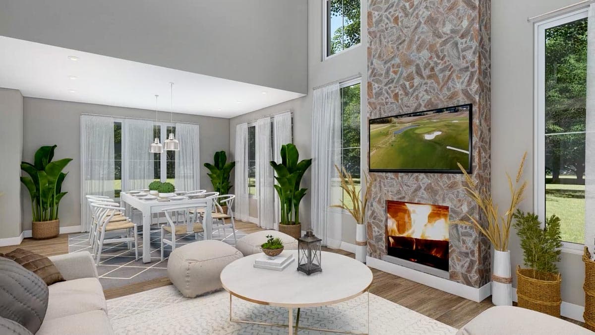 Plan 22570DR: 4-Bed New American House Plan with Covered Rear Porch - 2496 Sq Ft - Image #27 - Country, Farmhouse, Modern Farmhouse, New American, Northwest