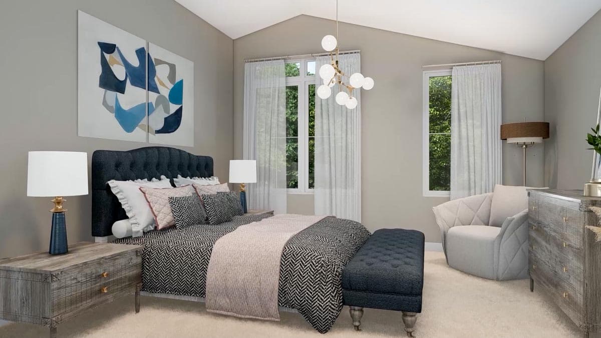 Plan 22570DR: 4-Bed New American House Plan with Covered Rear Porch - 2496 Sq Ft - Image #29 - Country, Farmhouse, Modern Farmhouse, New American, Northwest