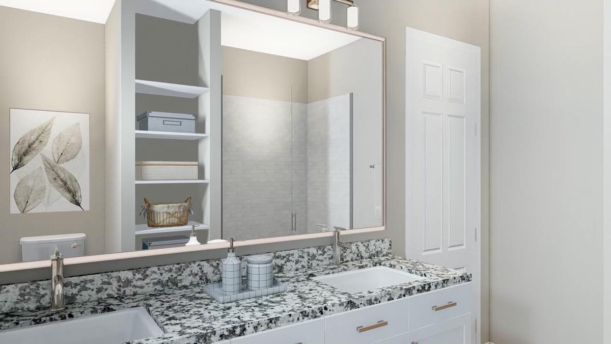 Plan 22570DR: 4-Bed New American House Plan with Covered Rear Porch - 2496 Sq Ft - Image #30 - Country, Farmhouse, Modern Farmhouse, New American, Northwest