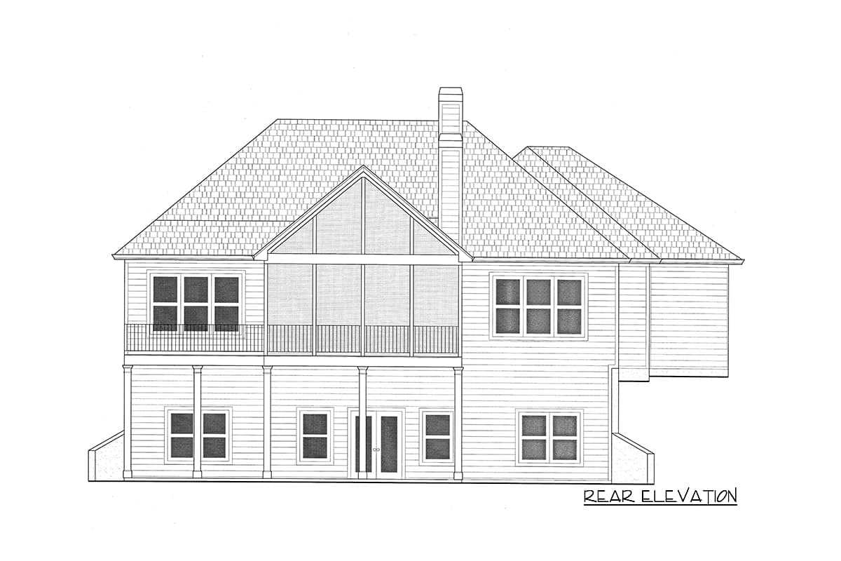 Plan 24409TW: One-Level Craftsman Home Plan with Walk-Out Basement - Image #49 - Country, Craftsman, New American, Traditional