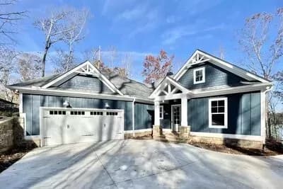 One-Level Craftsman Home Plan with Walk-Out Basement