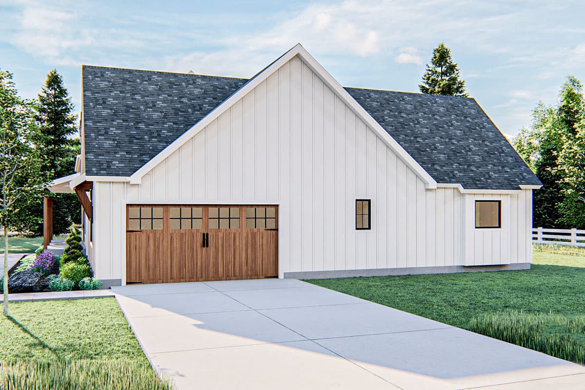 Plan 62841DJ: Modern Farmhouse Plan with Cathedral Ceiling in the Great Room and Kitchen - 2388 Sq Ft - Image #8 - Country, Farmhouse, Modern Farmhouse, New American, Southern