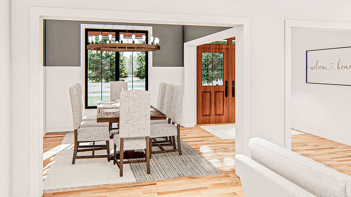 Plan 62841DJ: Modern Farmhouse Plan with Cathedral Ceiling in the Great Room and Kitchen - 2388 Sq Ft - Image #11 - Country, Farmhouse, Modern Farmhouse, New American, Southern