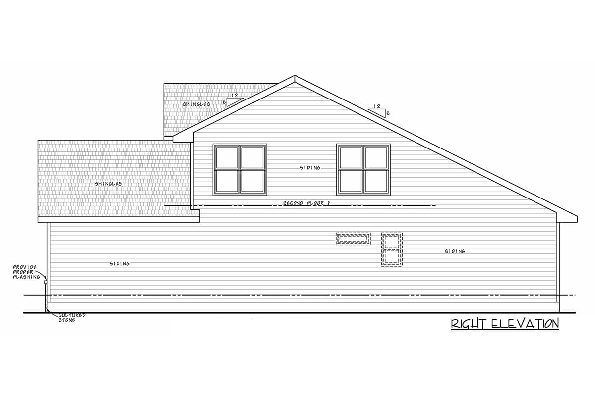 Plan 42624DB: Two-Story Craftsman House Plan with Optional Fourth Bedroom - Image #5 - Craftsman