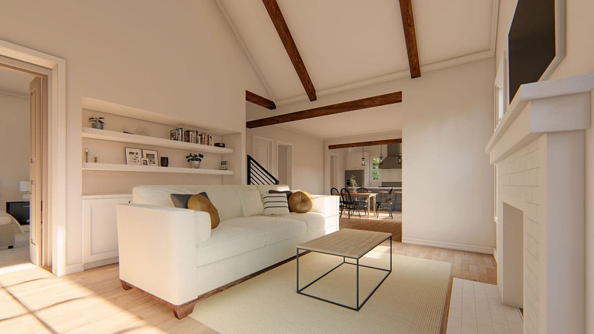 Plan 915033CHP: 3 Bed Farmhouse Plan with Multiple Porches - 1771 Sq Ft - Image #7 - Country, Craftsman, Farmhouse, Mountain, New American