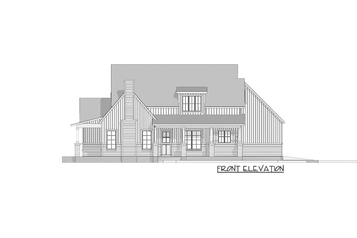 Plan 915033CHP: 3 Bed Farmhouse Plan with Multiple Porches - 1771 Sq Ft - Image #23 - Country, Craftsman, Farmhouse, Mountain, New American