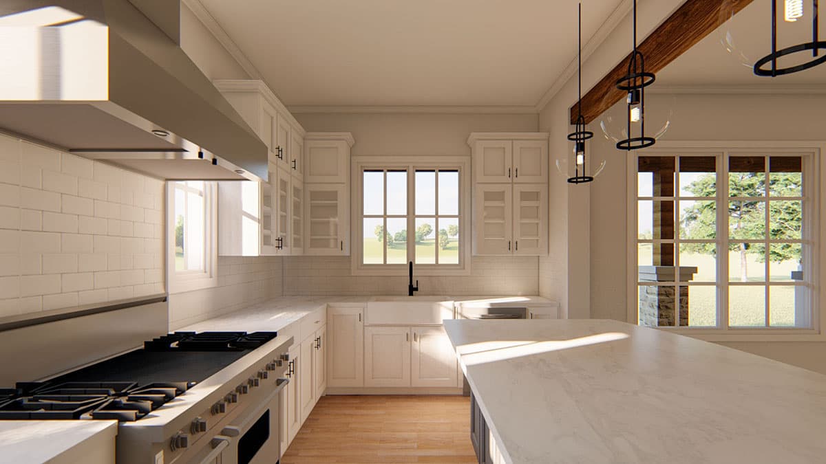 Plan 915034CHP: Traditional Two-Story House Plan with Outdoor Living Space - 1884 Sq Ft - Image #9 - Cottage, Country, Craftsman, Hill Country, Modern Farmhouse, New American