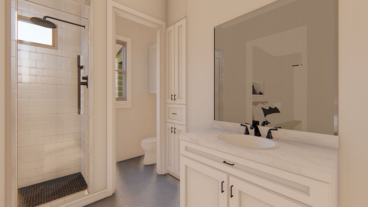 Plan 915034CHP: Traditional Two-Story House Plan with Outdoor Living Space - 1884 Sq Ft - Image #14 - Cottage, Country, Craftsman, Hill Country, Modern Farmhouse, New American