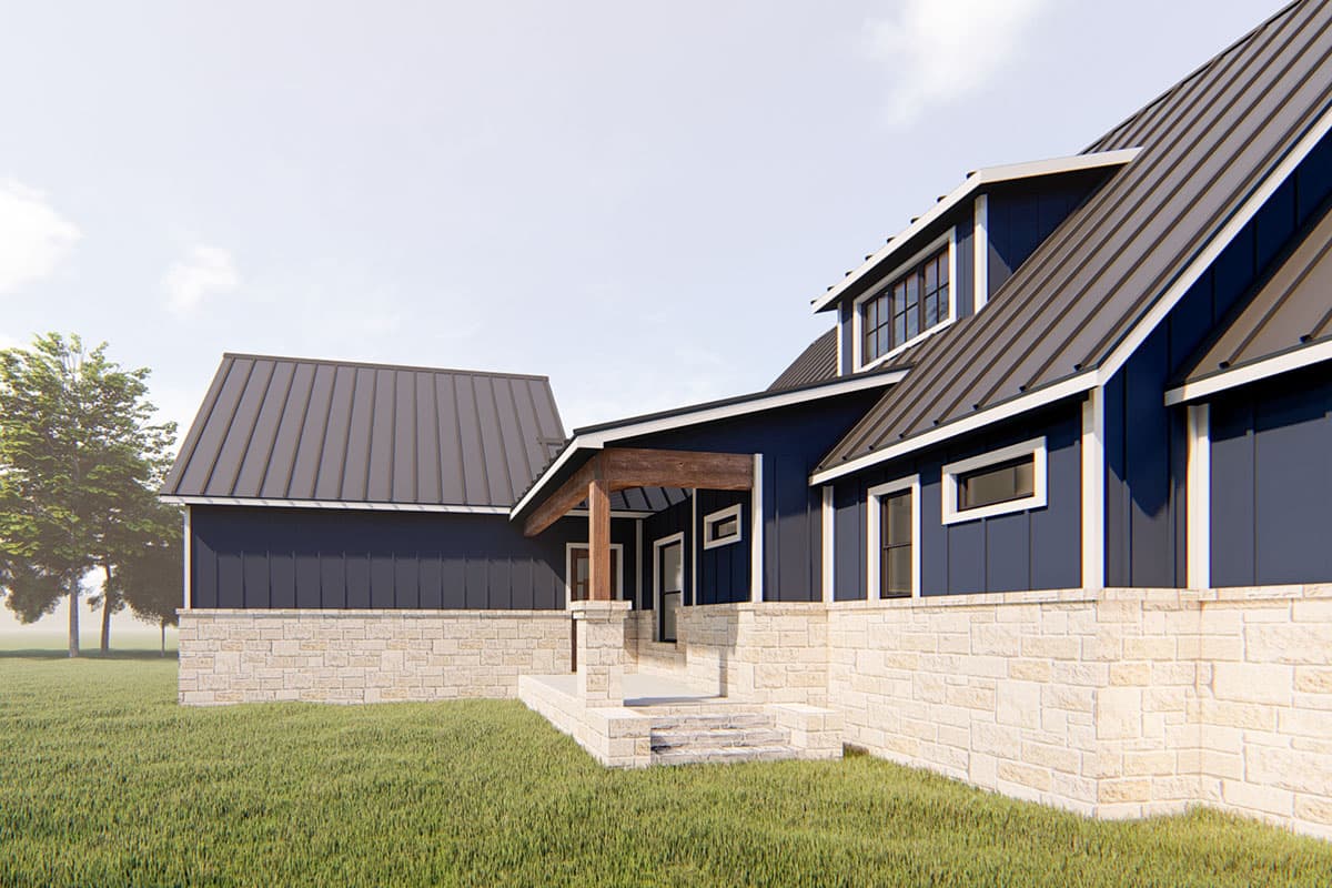 Plan 915034CHP: Traditional Two-Story House Plan with Outdoor Living Space - 1884 Sq Ft - Image #5 - Cottage, Country, Craftsman, Hill Country, Modern Farmhouse, New American