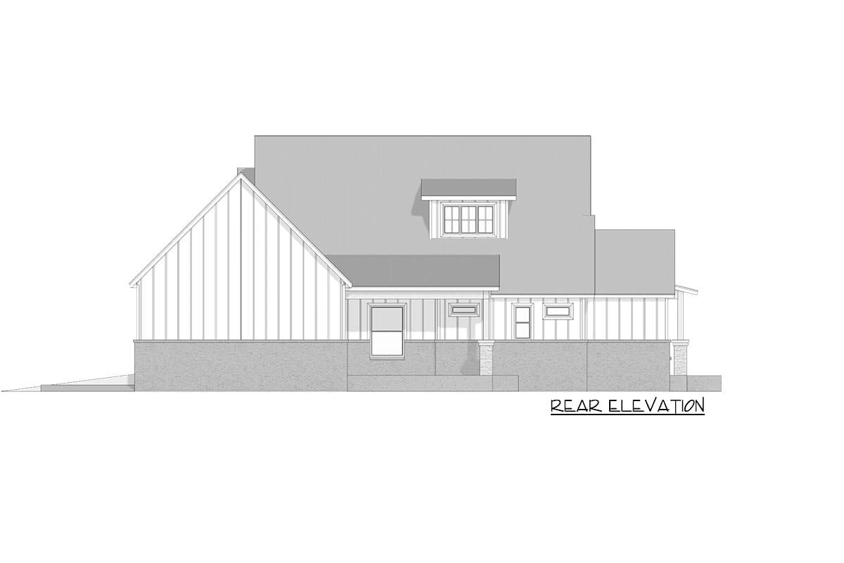 Plan 915034CHP: Traditional Two-Story House Plan with Outdoor Living Space - 1884 Sq Ft - Image #16 - Cottage, Country, Craftsman, Hill Country, Modern Farmhouse, New American