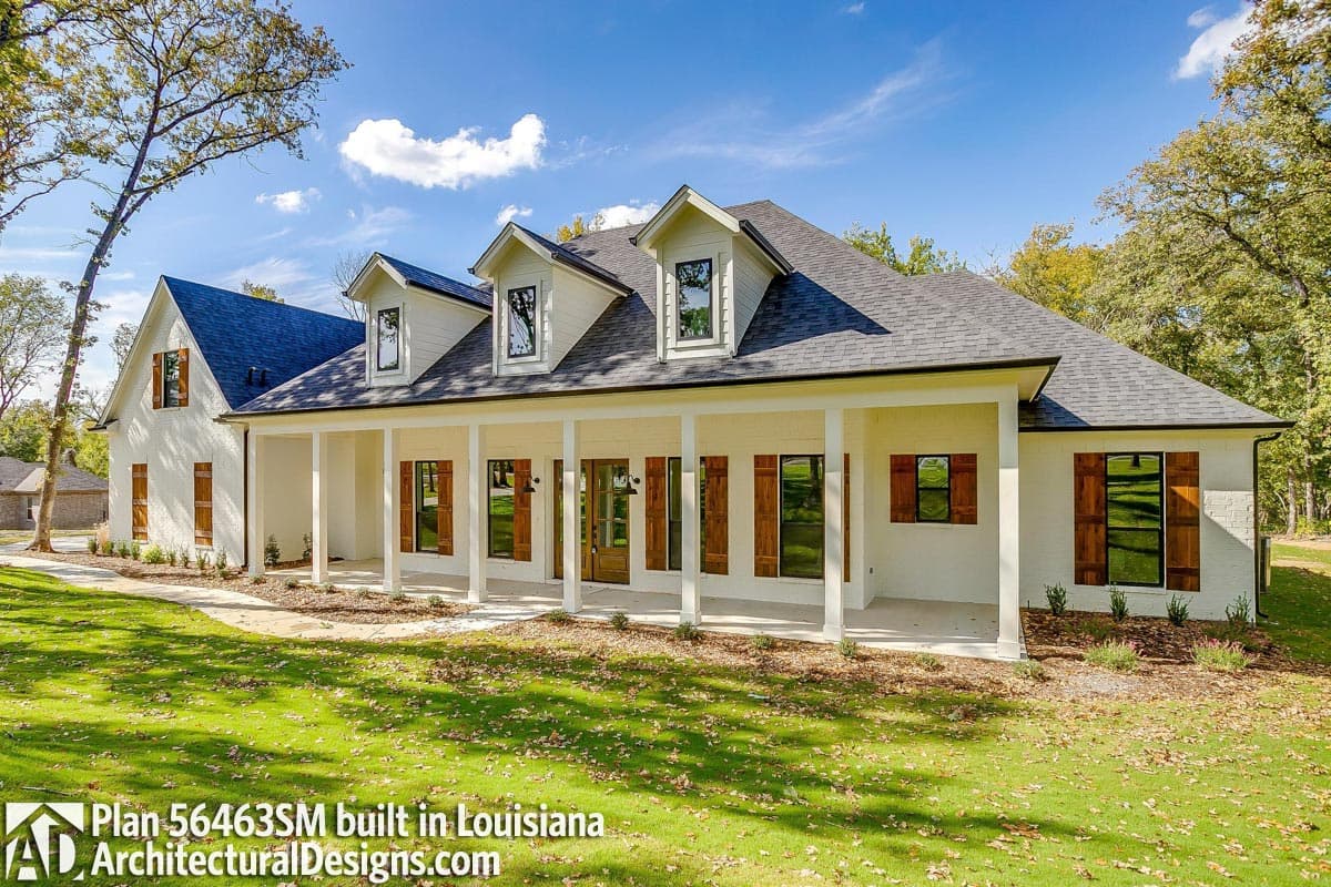 build gallery item - Southern Home Plan 56463SM Comes to Life in Louisiana