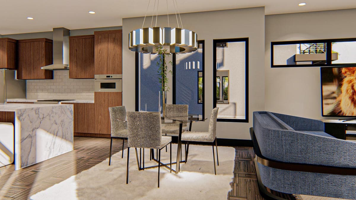 Plan 62850DJ: Modern Coastal House Plan with Third Floor Master Suite - Image #8 - Coastal, Contemporary, Mid Century Modern, Modern