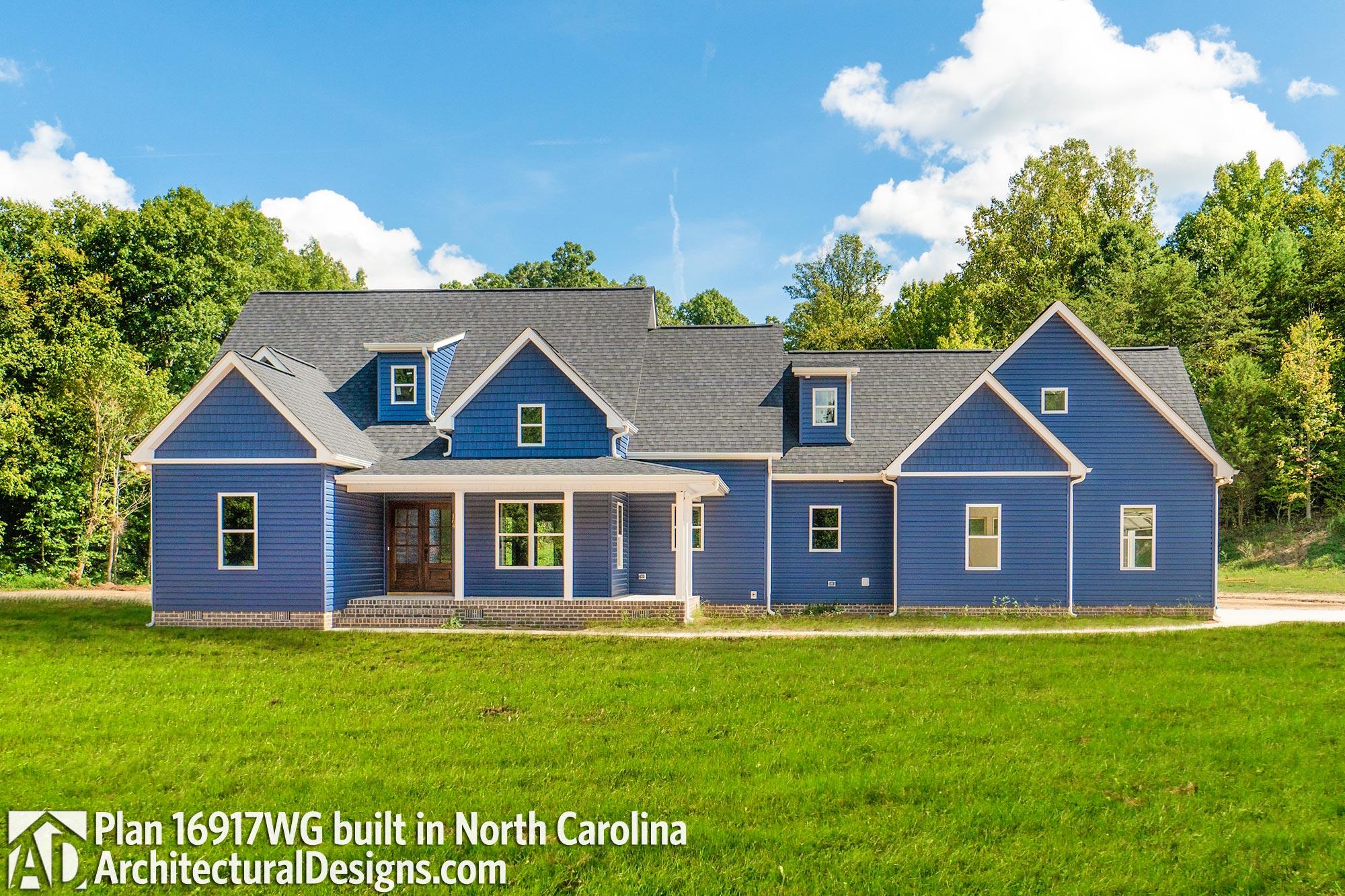 build gallery item - House Plan 16917WG  comes to life in North Carolina