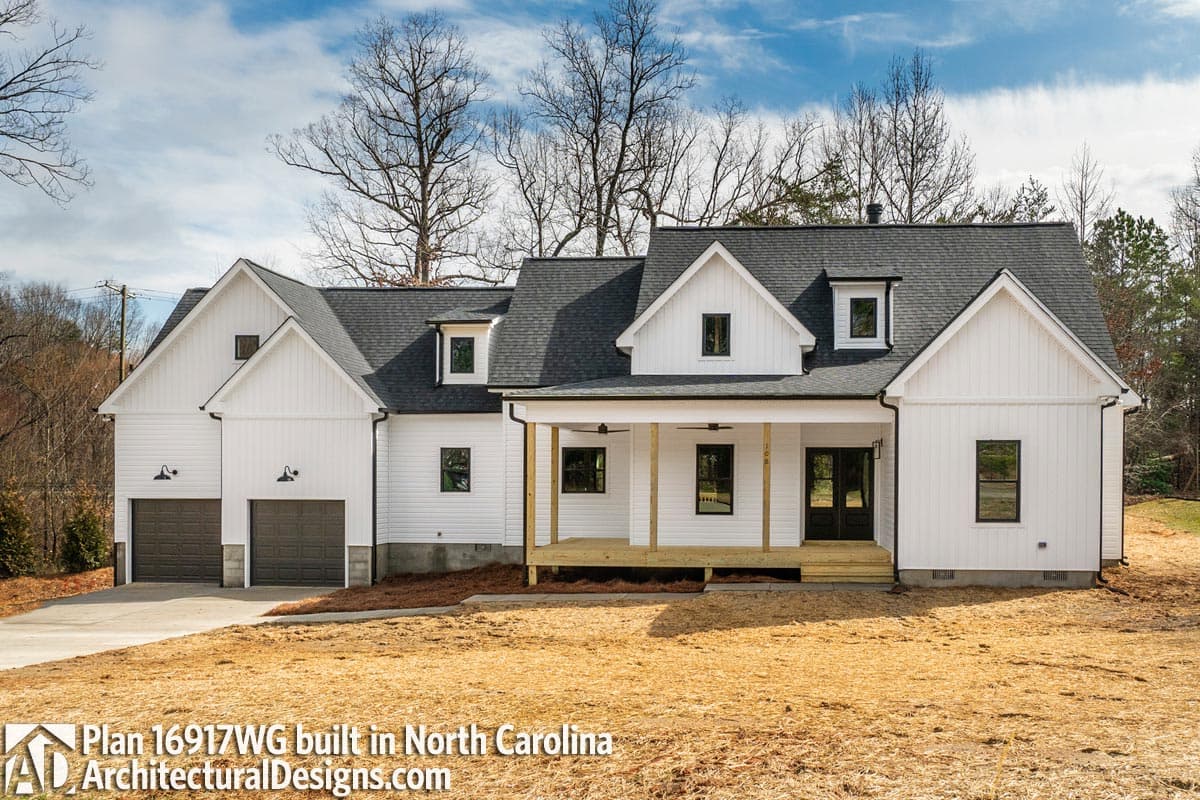 build gallery item - House Plan 16917WG comes to life in North Carolina