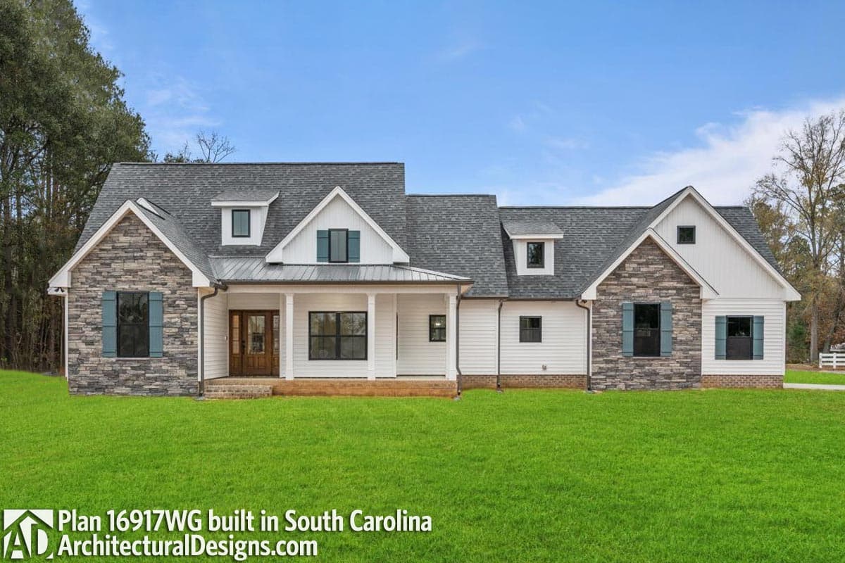 build gallery item - House Plan 16917WG Comes to Life in South Carolina