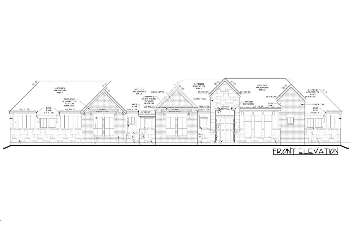 Plan 440004PWL: Exclusive Ranch House Plan with Cathedral Ceiling - Image #17 - Hill Country, New American, Ranch