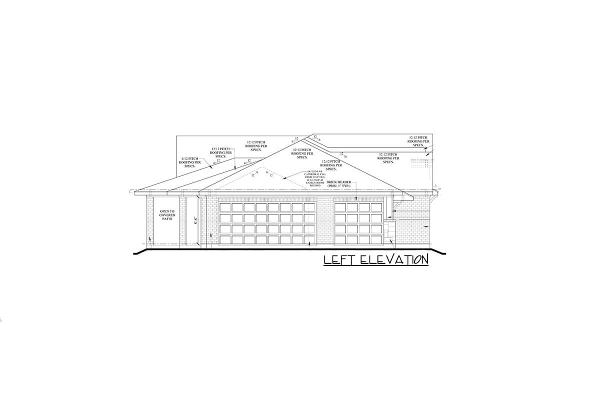 Plan 440004PWL: Exclusive Ranch House Plan with Cathedral Ceiling - Image #18 - Hill Country, New American, Ranch