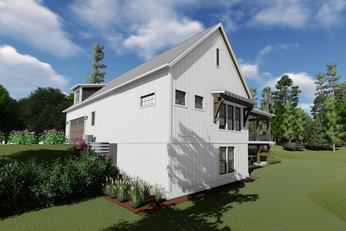 Plan 64502SC: Expandable Modern Farmhouse Plan with Large Walk-in Closets - Image #6 - Country, Farmhouse, Modern Farmhouse, New American, Ranch