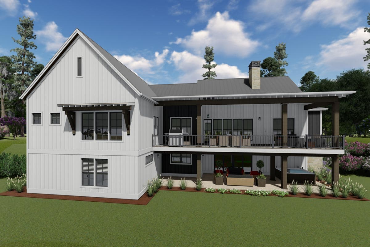 Plan 64502SC: Expandable Modern Farmhouse Plan with Large Walk-in Closets - Image #7 - Country, Farmhouse, Modern Farmhouse, New American, Ranch