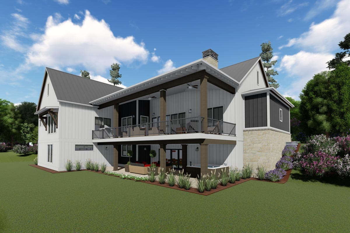 Plan 64502SC: Expandable Modern Farmhouse Plan with Large Walk-in Closets - Image #8 - Country, Farmhouse, Modern Farmhouse, New American, Ranch