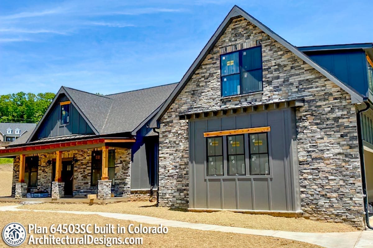 build gallery item - Exclusive Farmhouse Plan 64503SC Comes to Life in Colorado