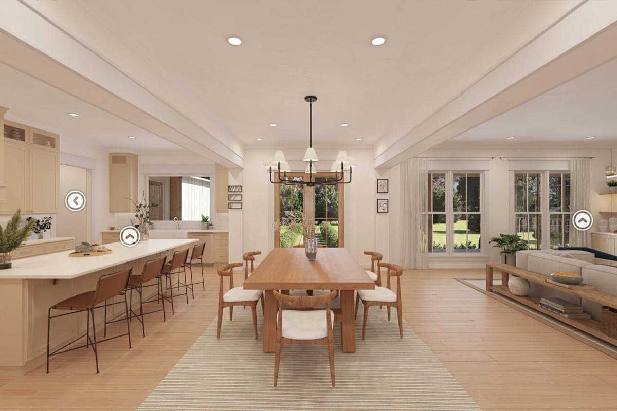 Plan 51832HZ: Three Bed Modern Farmhouse with Master Bedroom Screened Porch - 2589 Sq Ft - Virtual Tour Cover Image - Country, Farmhouse, Modern Farmhouse, New American, Southern