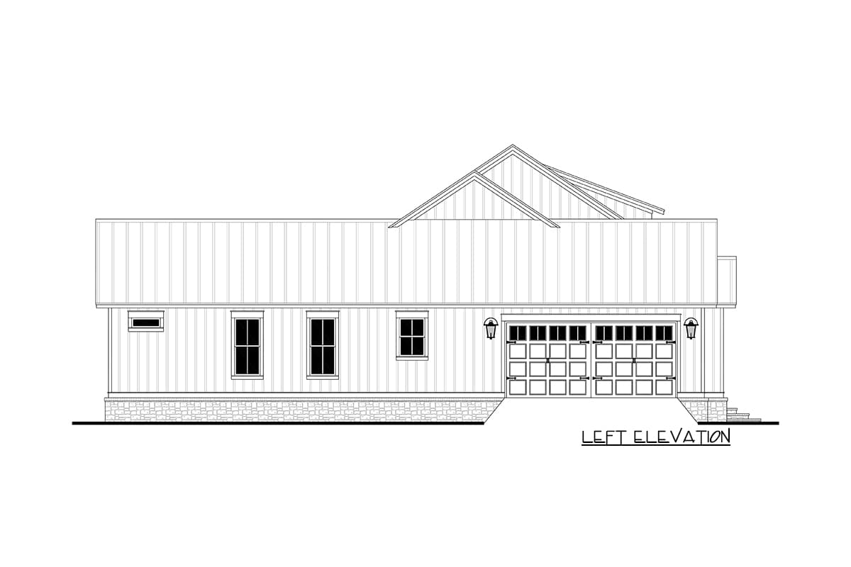 Plan 51832HZ: Three Bed Modern Farmhouse with Master Bedroom Screened Porch - 2589 Sq Ft - Image #16 - Country, Farmhouse, Modern Farmhouse, New American, Southern