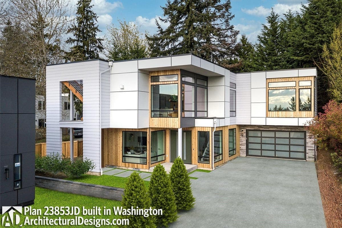 build gallery item - House Plan 23853JD comes to life in Washington! 