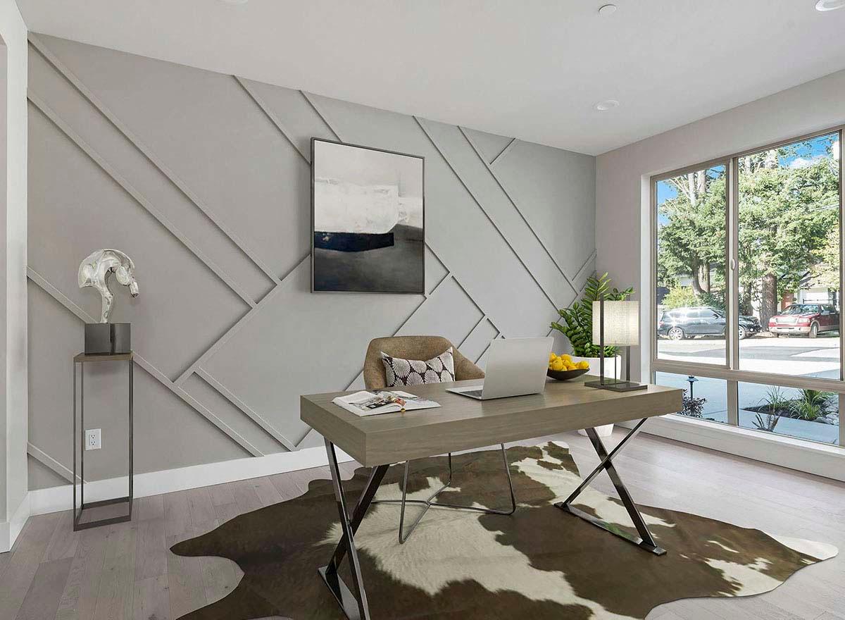 Plan 23857JD: Modern Home Plan with 3-Car Tandem Garage - Image #8 - Modern, Mountain, New American, Northwest