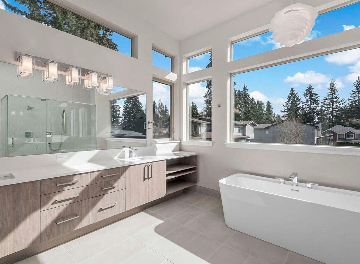 Plan 23857JD: Modern Home Plan with 3-Car Tandem Garage - Image #10 - Modern, Mountain, New American, Northwest