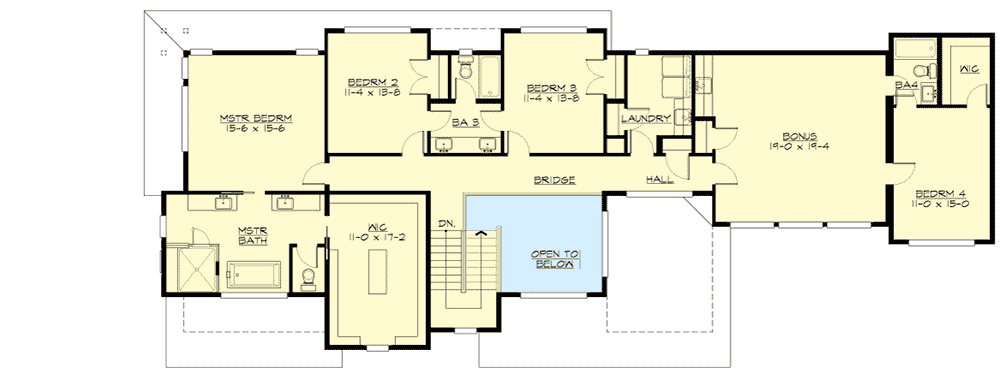 Plan 23859JD: Two-Story Contemporary Home Plan for Indoor / Outdoor Lifestyle - Floor Plan - 2nd Floor - Modern, Northwest