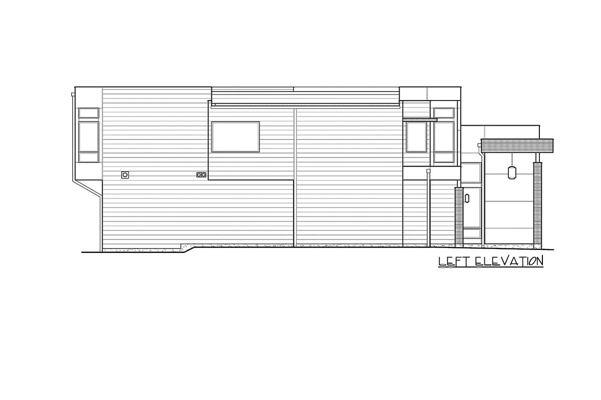Plan 23860JD: Light and Airy Modern Home with Indoor / Outdoor Floor Plan - Image #10 - Modern, Northwest