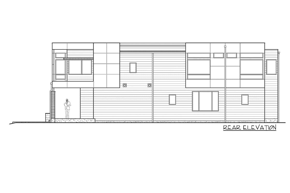 Plan 23860JD: Light and Airy Modern Home with Indoor / Outdoor Floor Plan - Image #12 - Modern, Northwest