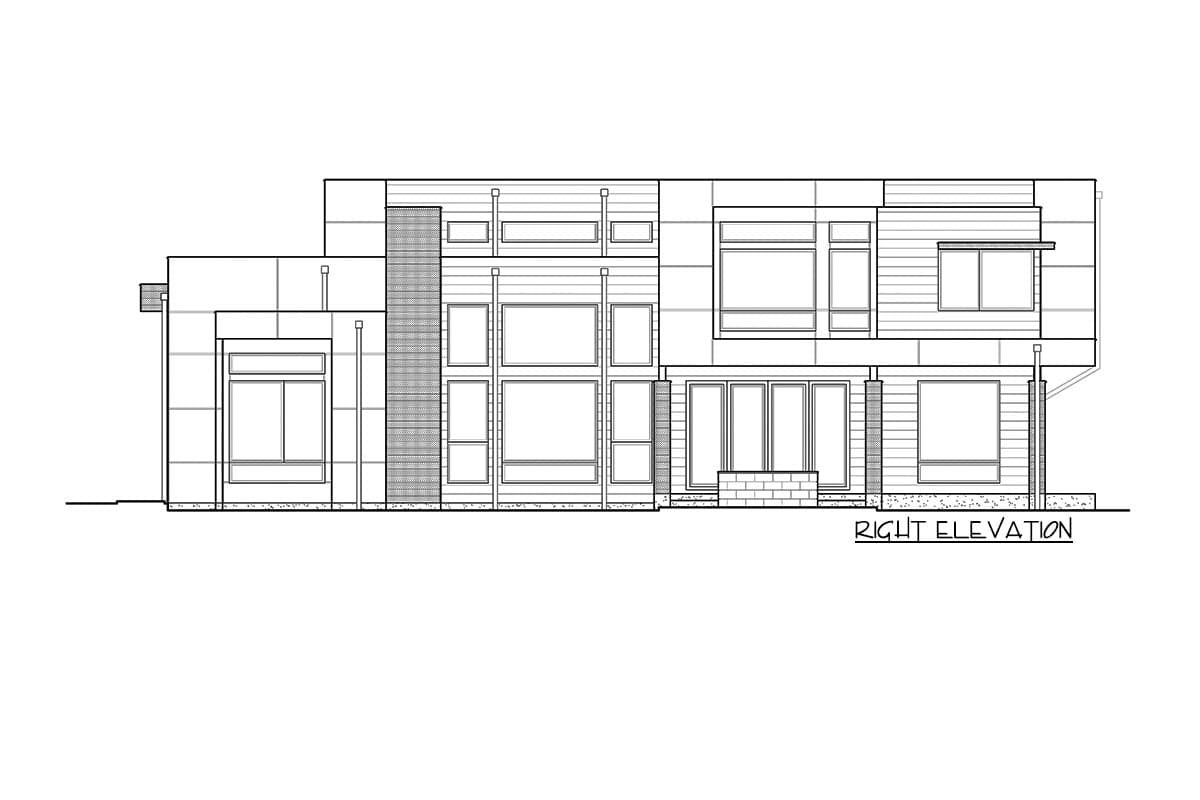 Plan 23860JD: Light and Airy Modern Home with Indoor / Outdoor Floor Plan - Image #11 - Modern, Northwest