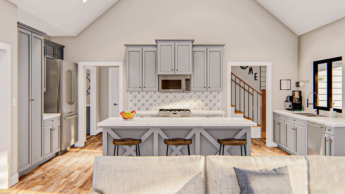 Plan 62856DJ: Board and Batten 4-Bed Modern Farmhouse with Expansion Possibilities - Image #11 - Cottage, Country, Farmhouse, Modern Farmhouse, Traditional
