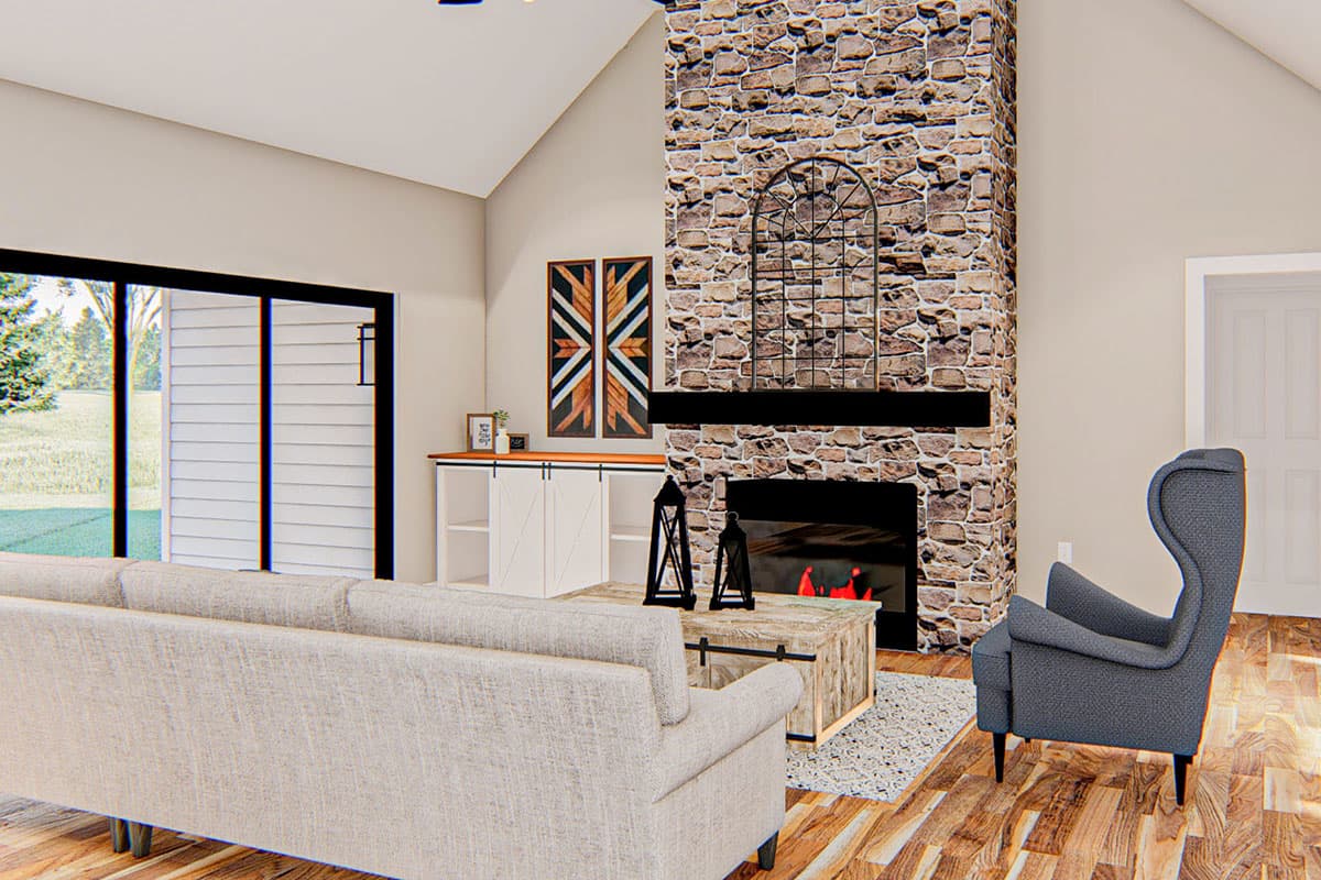 Plan 62856DJ: Board and Batten 4-Bed Modern Farmhouse with Expansion Possibilities - Image #10 - Cottage, Country, Farmhouse, Modern Farmhouse, Traditional