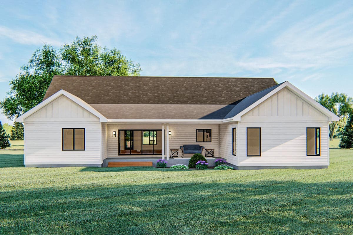 Plan 62856DJ: Board and Batten 4-Bed Modern Farmhouse with Expansion Possibilities - Image #6 - Cottage, Country, Farmhouse, Modern Farmhouse, Traditional